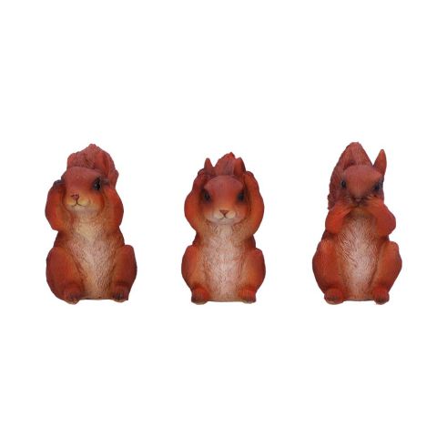 Three Wise Squirrels 9cm Animals Out Of Stock