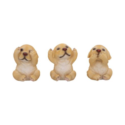 Three Wise Golden Labradors 7.5cm Dogs Sale Items