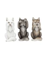 Three Wise Wolves 10cm Wolves Out Of Stock