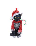 Candy Cane Cat Hanging Ornament (LP) 9cm Cats Sale Items
