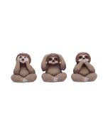 Three Wise Sloths 8cm Animals Gift Shop Essentials Pocket Money