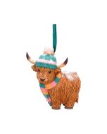 Winter Highland Cow Snowfall Hanging Ornament Unspecified Winter Highland Cows