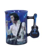 Mug - Elvis The King of Rock and Roll 16oz Famous Icons Out Of Stock