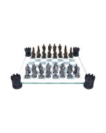 Medieval Knight Chess Set 43cm History and Mythology Out Of Stock
